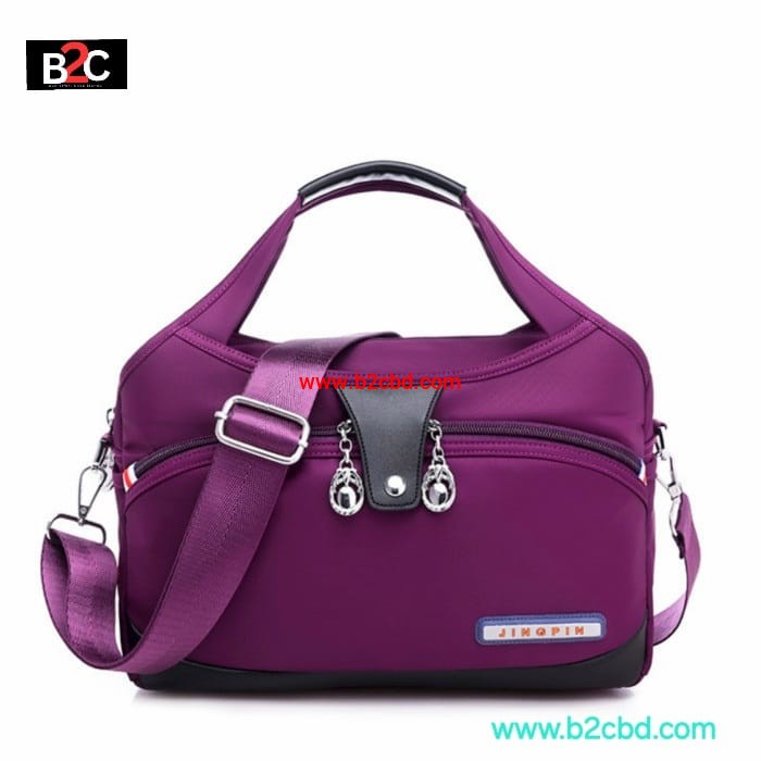 High Quality Large Capacity Waterproof Anti-theft Fashion Ladies Bag (Purple)