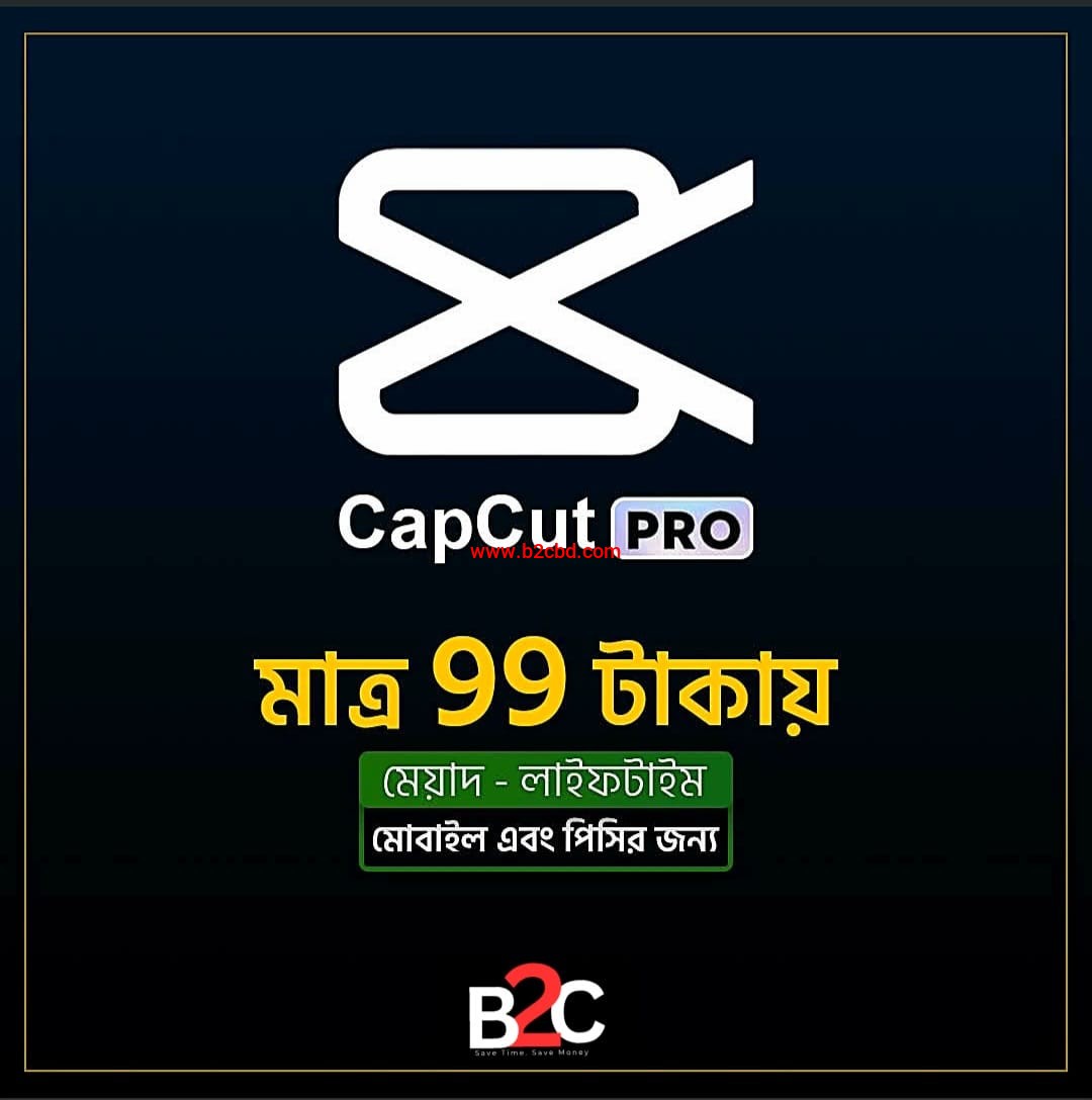 CapCut Pro - 99 টাকায় প্রফেশনাল ভিডিও এডিটিং এ CapCut-এর প্রিমিয়াম ভার্সন দরকার
