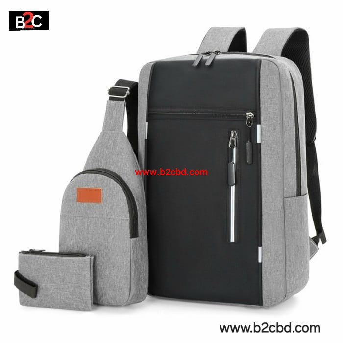 3 In 1 Laptop Backpack Travelling Bag