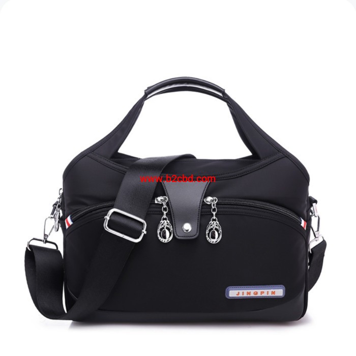 High Quality Large Capacity Waterproof Anti-theft Fashion Ladies Bag (Black)